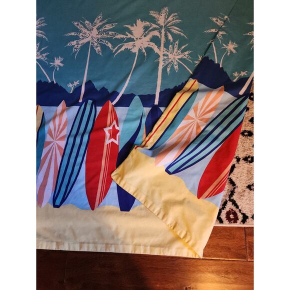 Duvet Cover 2 Pillow Cases Surboards Full Size 83" x 70" - Picture 3 of 5